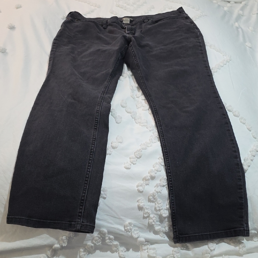 Black Wide-Leg Jeans